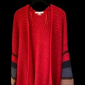 Red Wool Gerard Darel Cardigan